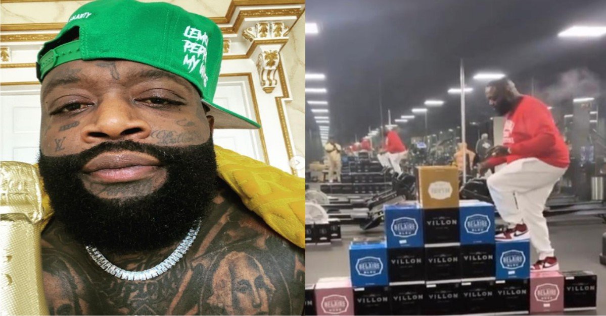 VIDEO: "Ameno!!" - Rick Ross Tries The Crate Challenge