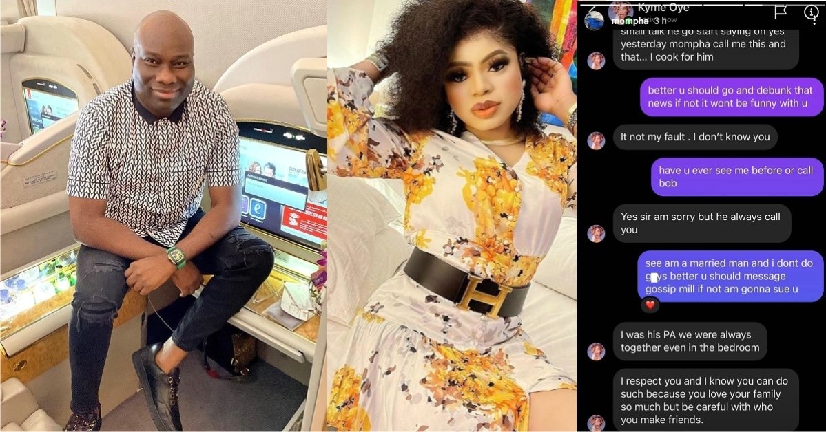 After allegations that they dated, Bobrisky and Mompha exchange heated words (Audio)