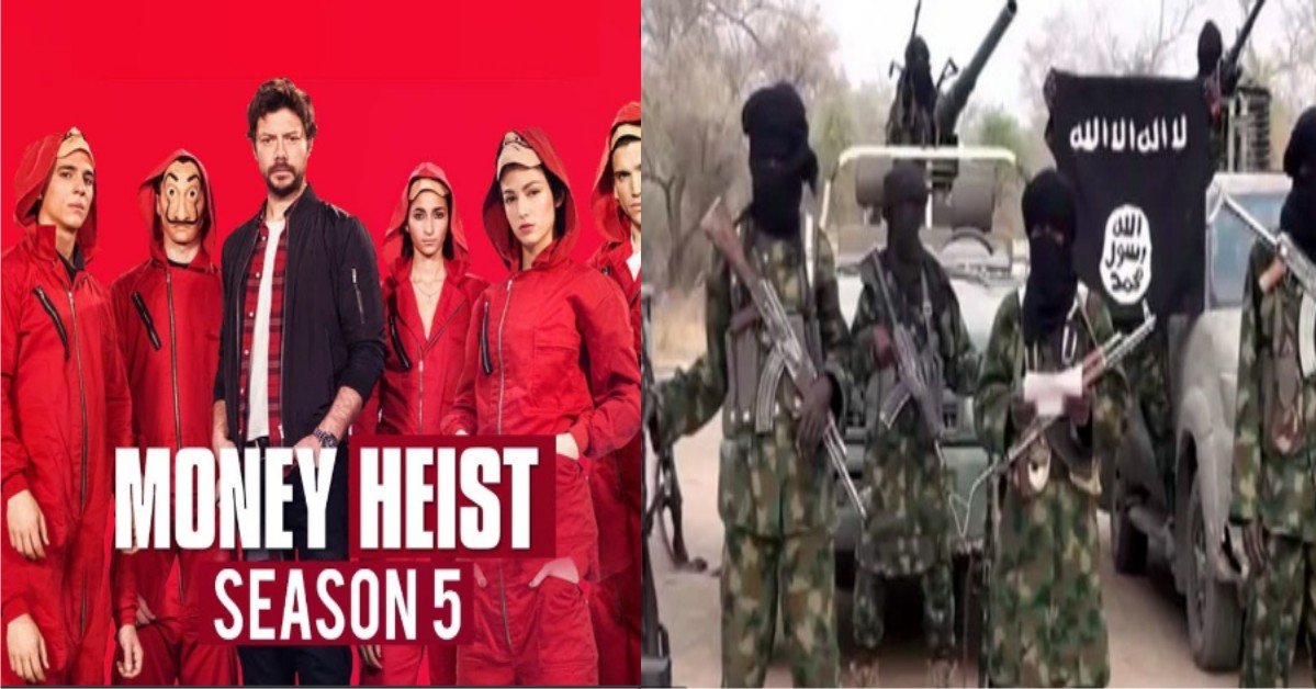 Nigerians React As Boko Haram Gets Mention In Money Heist Season 5