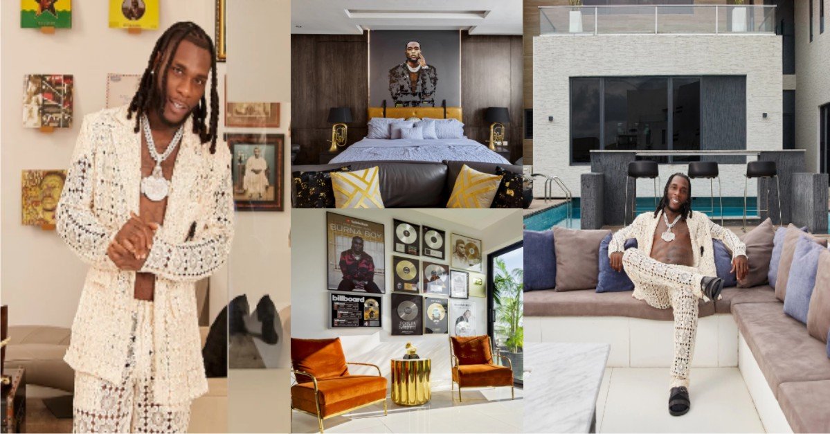 VIDEO: Burna Boy Gives Fans A Virtual Tour Of His Multi-Million Naira Mansion