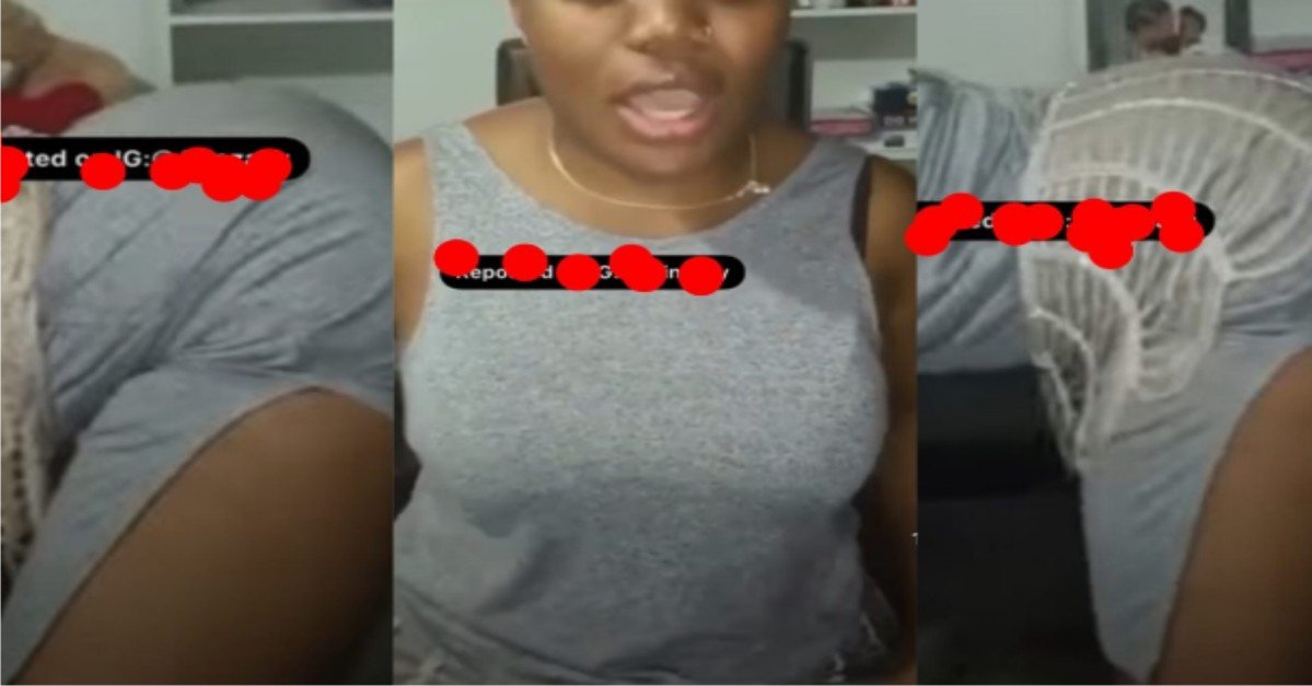 VIDEO: Lady With Big Ny@sh Exemplifies How To Receive D0ggy During S*x