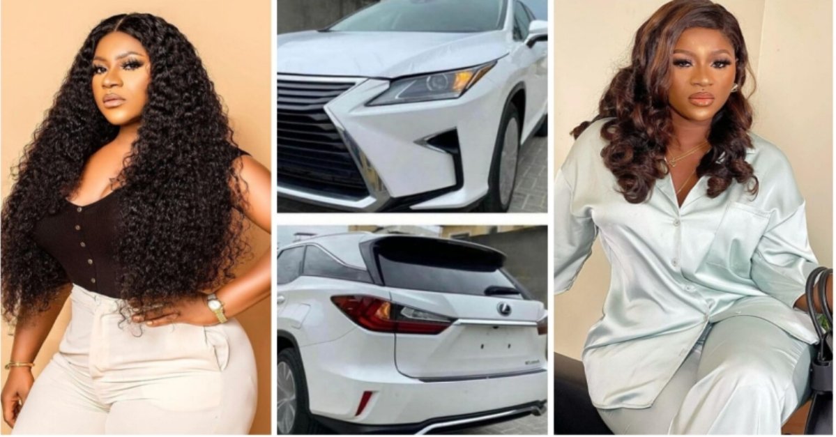 It is Because I am Blessed and Loved" Destiny Etiko Brags As She Acquires a New Lexus SUV Few Days After Acquiring a Mansion