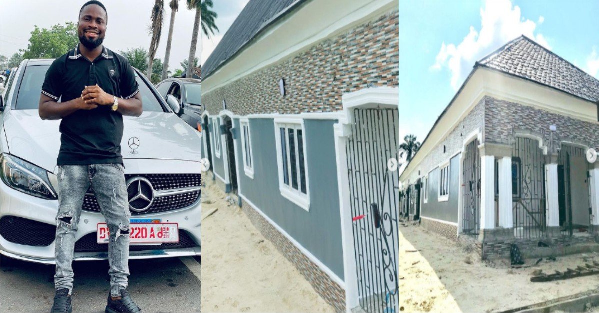 PHOTOS: IG Comedian, SirBalo Gifts Mum An Eight Bedroom House
