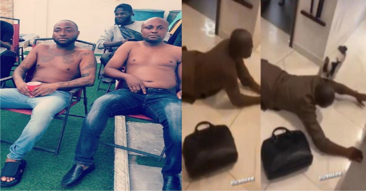 VIDEO: Israel DMW Prostrates For His Boss, Davido After Reuniting With Him