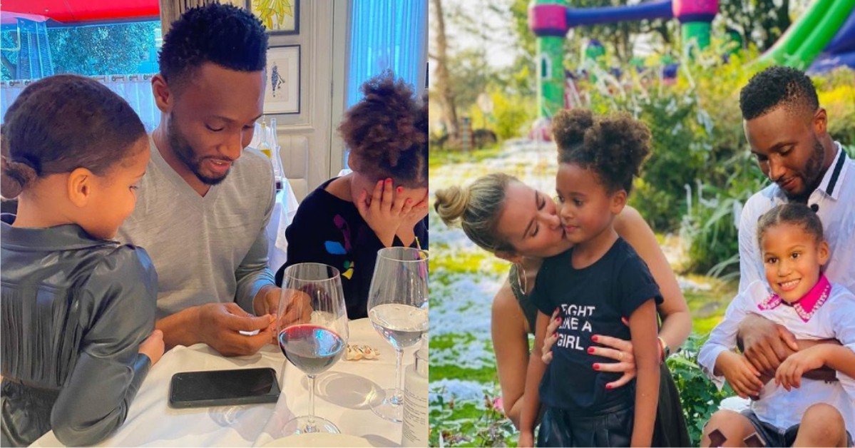 Mikel Obi Hails His Twin Daughters As They Turn 6