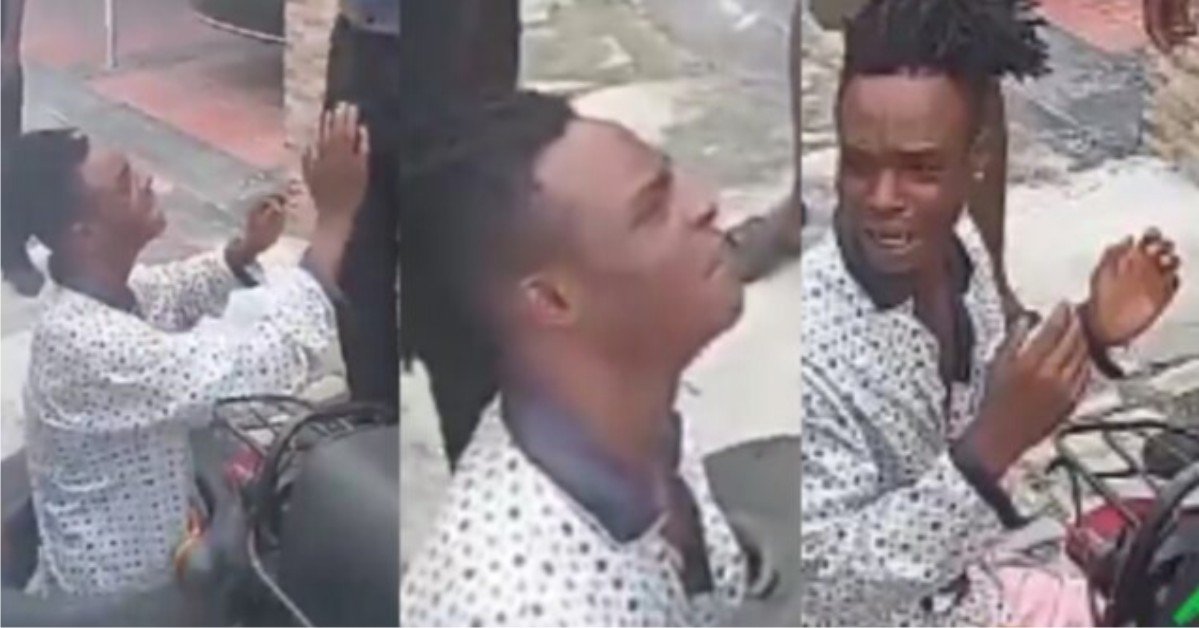 VIDEO: Alleged Phone Thief Caught After He Used His Picture As The Owner's WhatsApp DP
