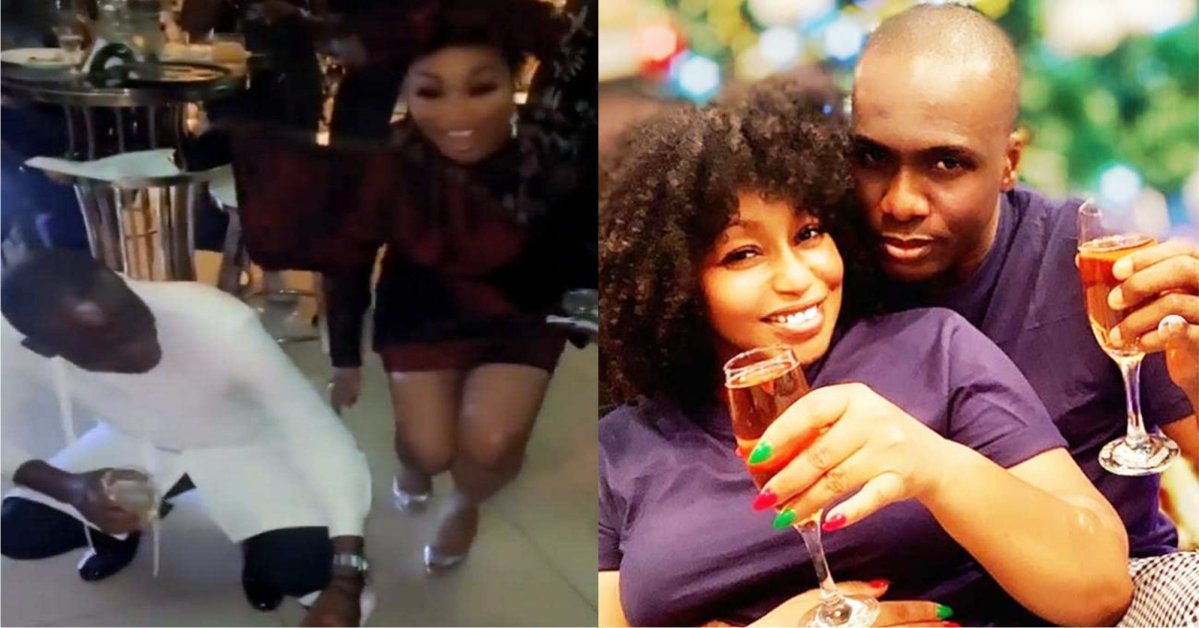 Rita Dominic And Her Man Make another public appearance as They Party with Movie Director Mo Abudu on his 57th Birthday