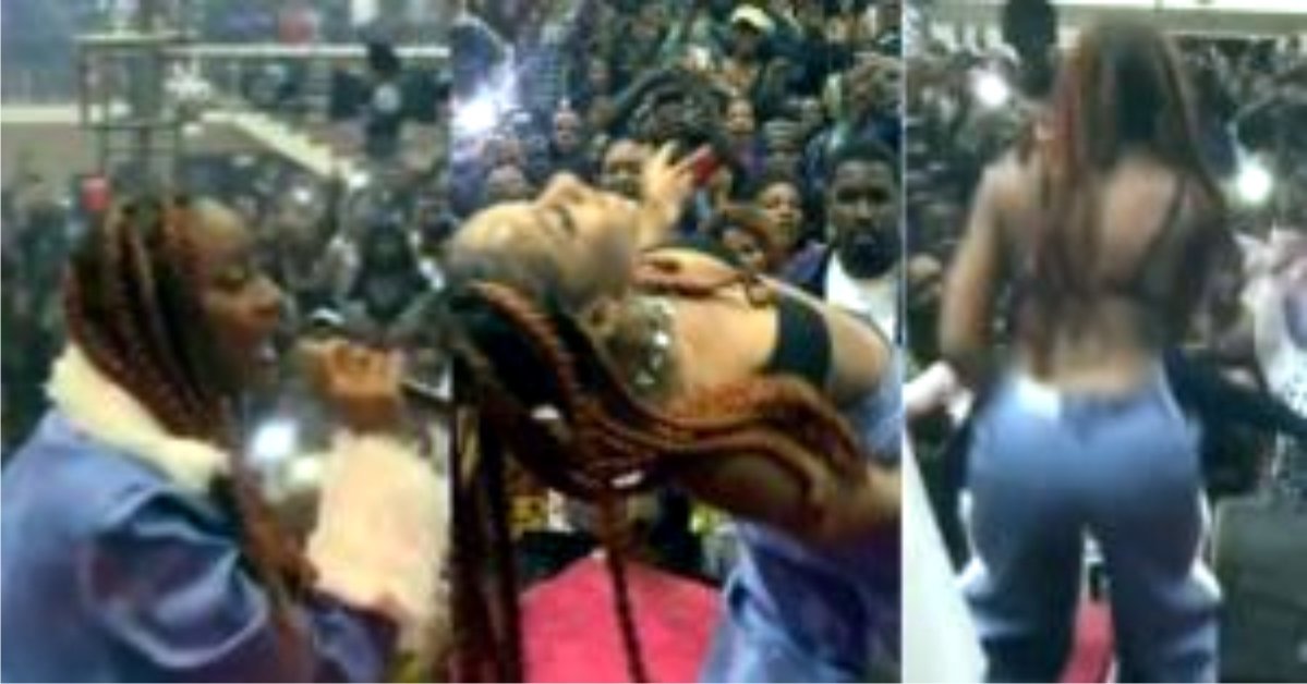 Wild moment singer, Ayra Starr took off her jacket while performing for UNIBEN students (WATCH)