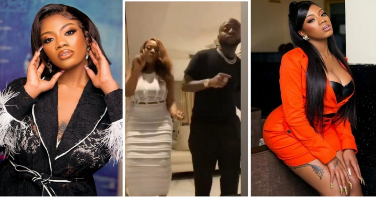 "Another Babymama Loading, Whitemoney Was Right" Fans react As Angel Dances with Davido - Video
