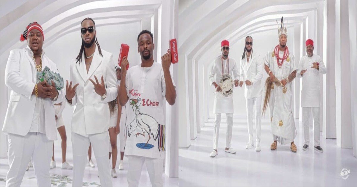 WATCH: Flavour Features Kanayo, Yul Edochie, Zubby, Cubana Chiefpriest, Others On "Levels" Official Video