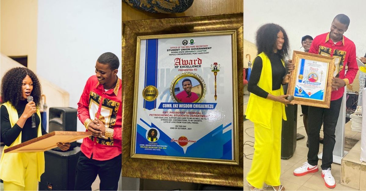 PHOTOS: Lady Awards Her Man For Being A Caring And Supportive Boyfriend