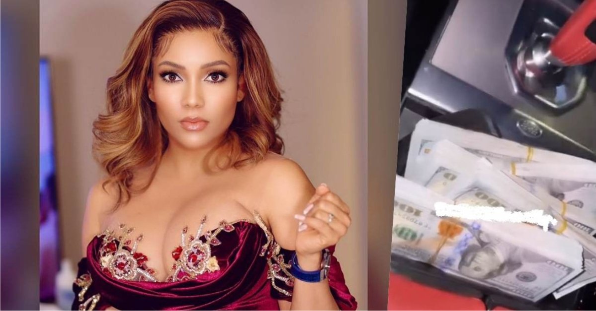 BBNaija Star, Maria Chike flaunts N25M cash for shopping in Dubai (Video)