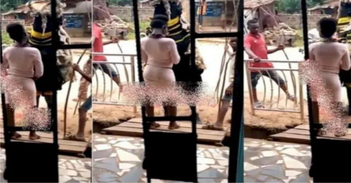 Video: Momoment ‘Egungun’ Deserts The Duty Of The 'gods' To Ask A Lady Out