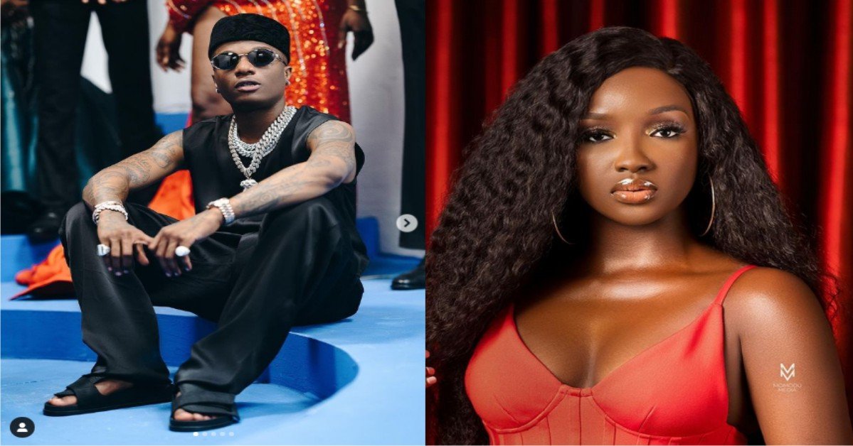 "wetin this one chop sleep" - Reactions As Saskay Reveals She Became Friends With 'Wizkid' In Her Dream