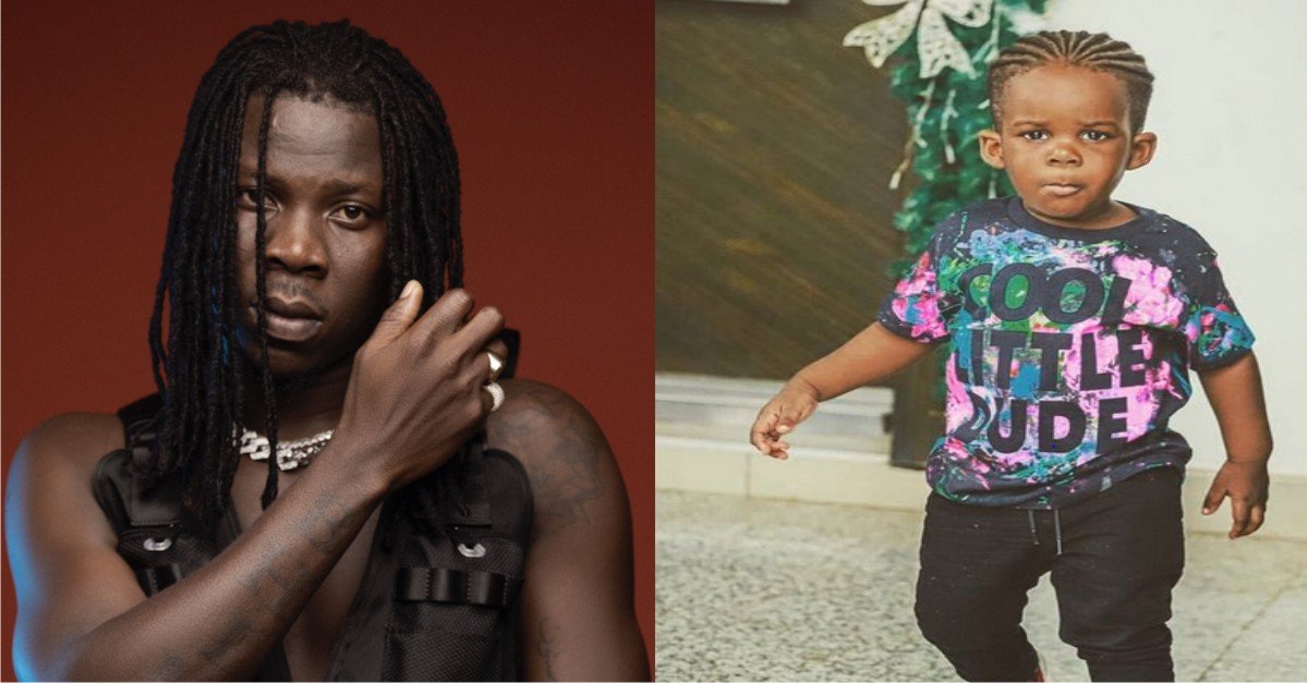 Hilarious Moment Stonebwoy’s Son, Janam Reveals He Wants To Be A Dinosaur Like His Dad(VIDEO)