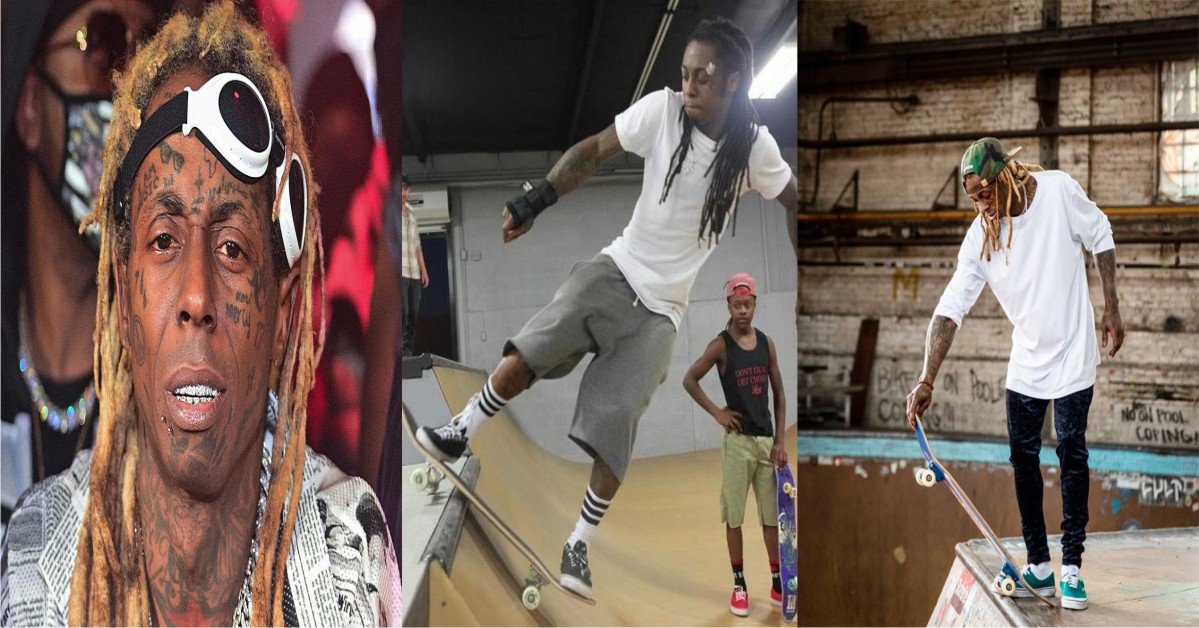 VIDEO: Lil Wayne Shows Off Skating Skills