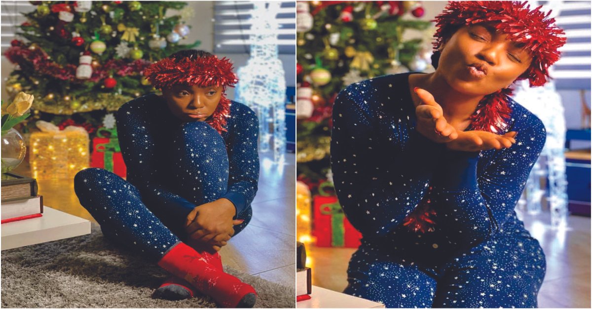 Chioma Akpotha asks, "Who did I offend, Biko?" after not receiving a Christmas gift
