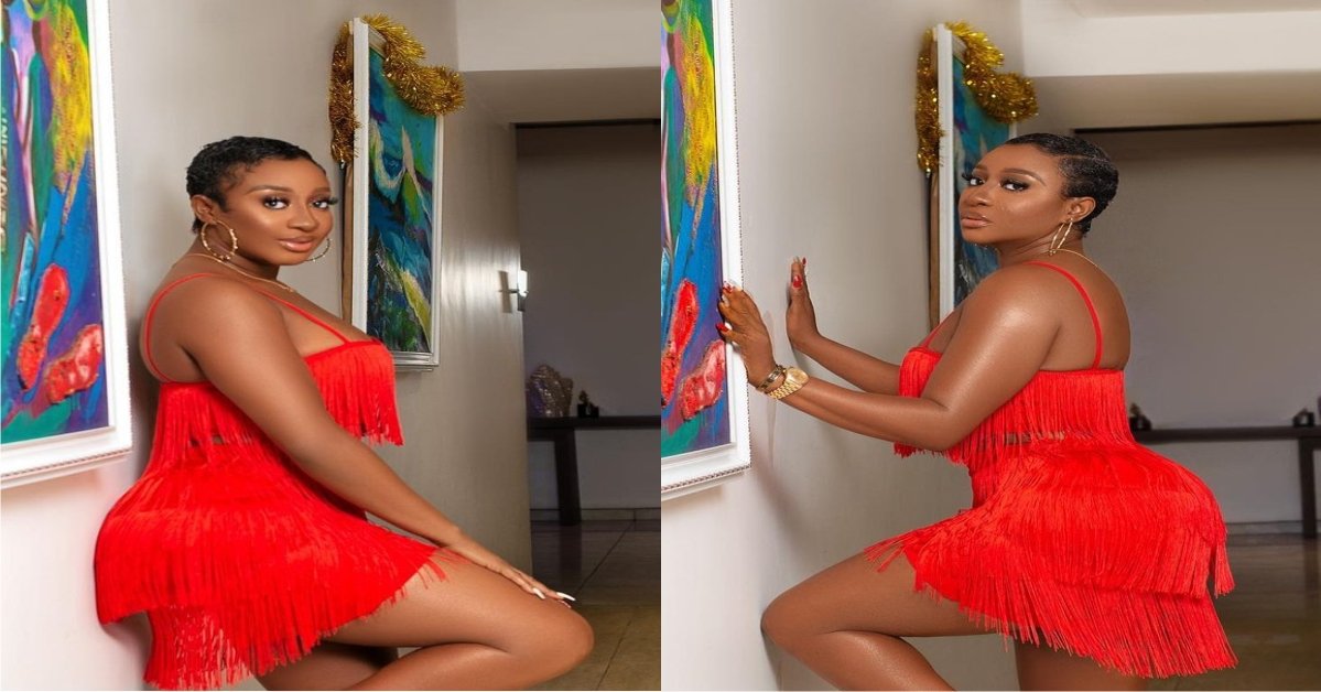 “God Over All” – Ini Edo Says As She Promises To “Still Be Here” As She Flaunts Her Christmas Vibes