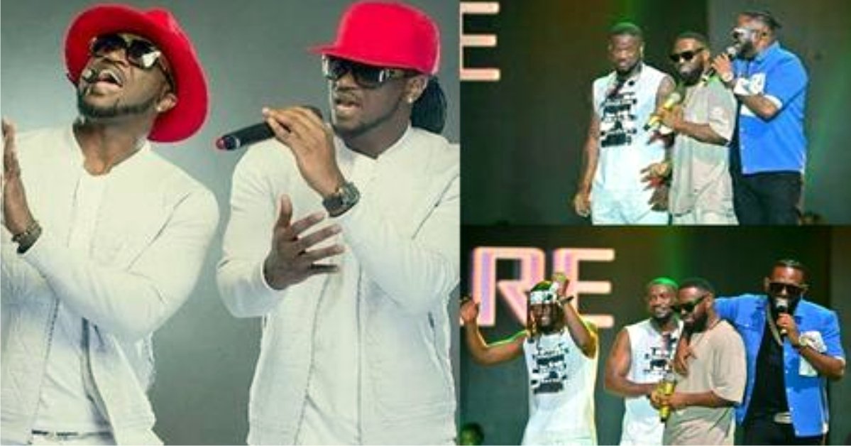 Psquare reconcile Timaya and J Martins after 7 years of not ‘talking to each other' (Video)