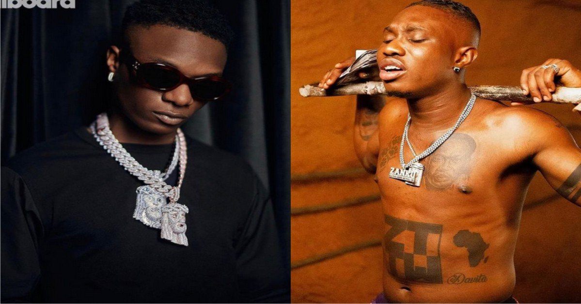 “Why zlatan wan kill zizzy with hug” – Reactions As Wizkid And Zlatan Ibile Finally Reconcile Weeks After Snubbing Each Other (Video)