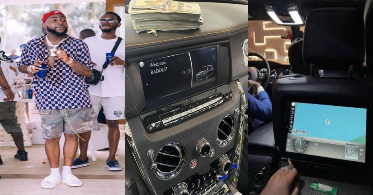 Singer Davido’s Rolls Royce Cullinan Arrives In Nigeria