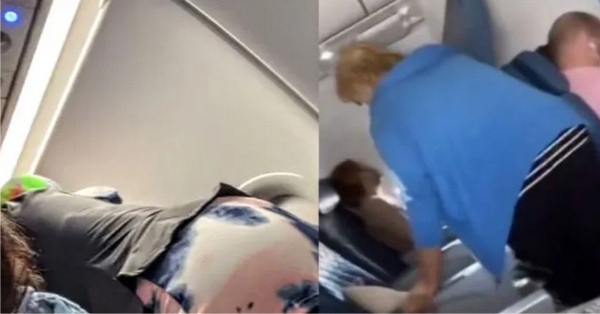 “The yansh never done ” – Reactions As Ladies Kneel On Their Seats During Their Flight Back Home After Butt Lift Surgery (Video)