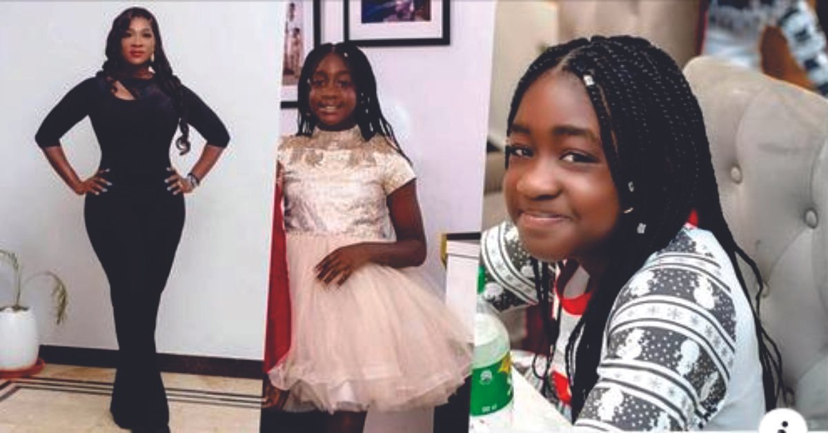 Mercy Johnson says, "OSEBHAJIMENTE - God did not put me to shame" as she celebrates her daughter's 9th birthday