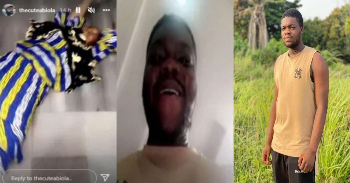 Emotional Moment Comedian Cute Abiola Reunited With His Mum Following Release From Navy Custody(Video)
