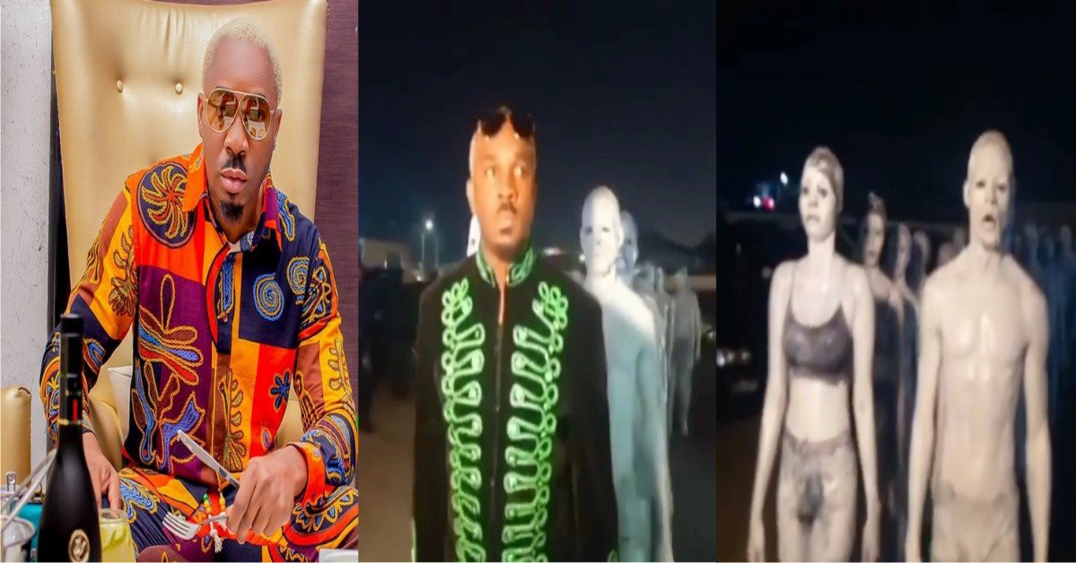VIDEO: Pretty Mike Storms Eniola Badmus’ Celebration Party With ‘Ghosts’