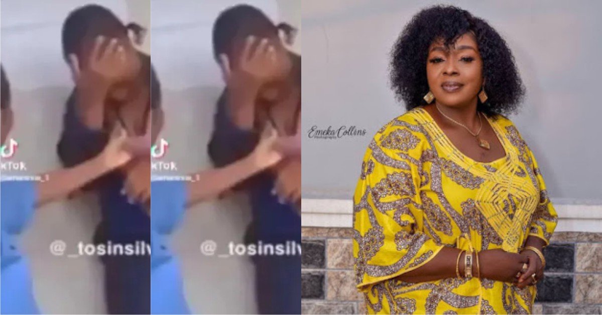 #Justiceforsyvelster: Rita Edochie Shares Video of Female Secondary School Student Being Bullied (Video)