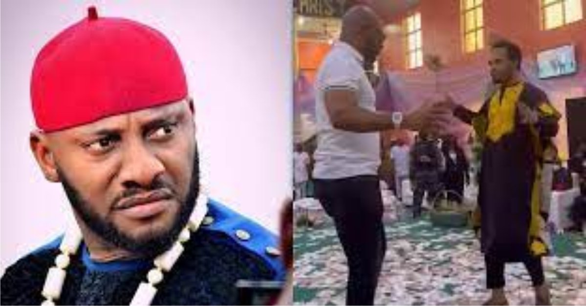 Yul Edochie Receives Backlash For Attending Prophet Odumeje’s Church [Video]