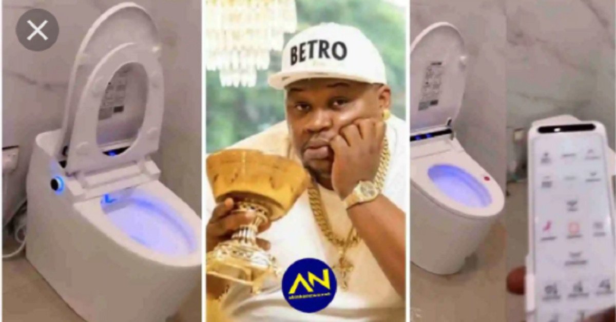 Video: “After Money Na Money”- Reactions as Cubana Chief Priest shows off his remote control toilet