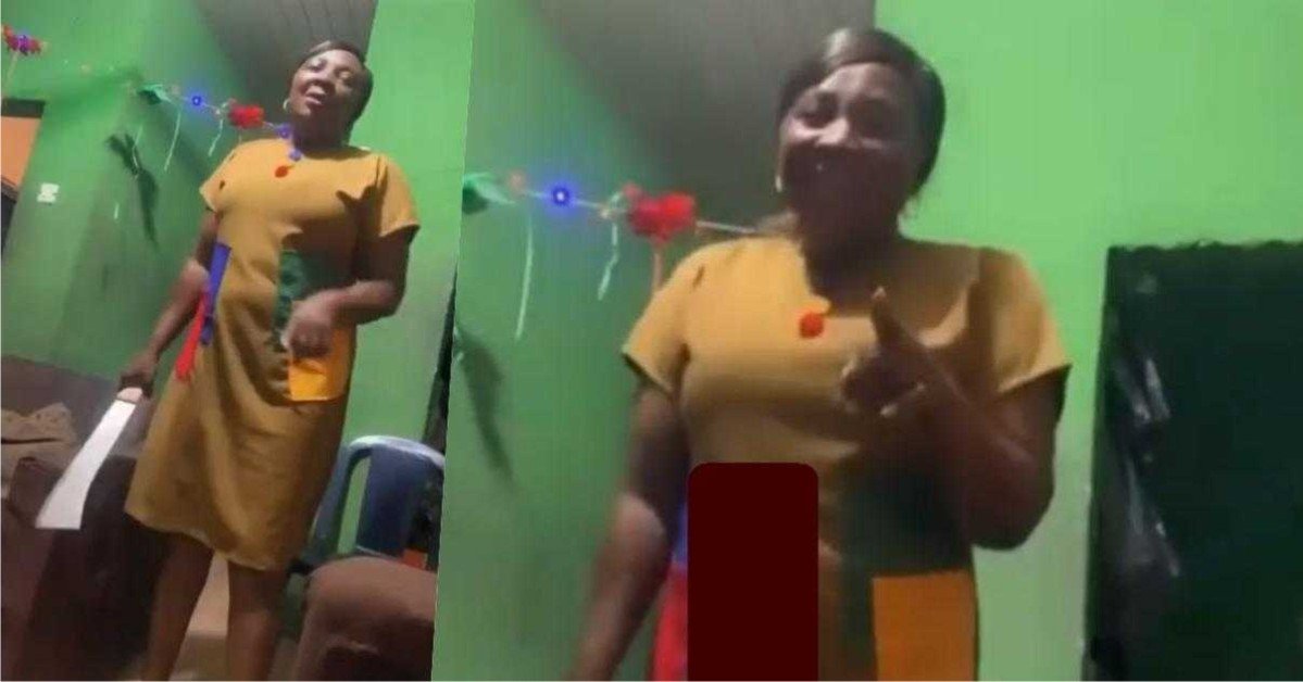Moment Mother Warns Daughter To Stay Away From Yahoo Boys With A Cutlass (VIDEO)