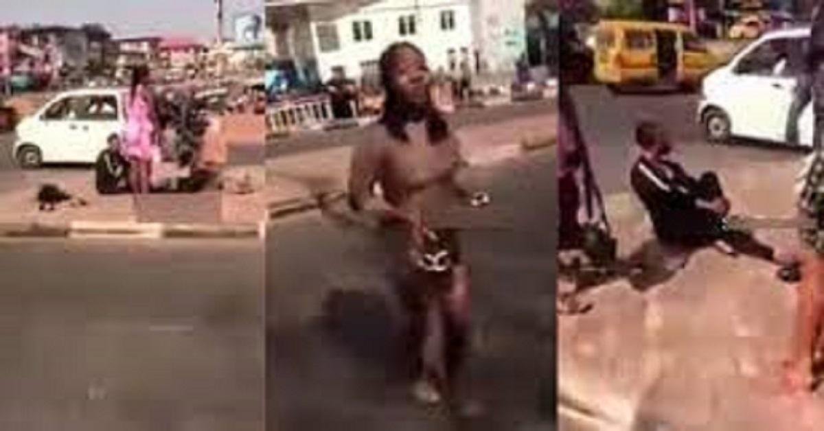 Two Ladies Runs Mad After Alighting From a Black SUV in Enugu State