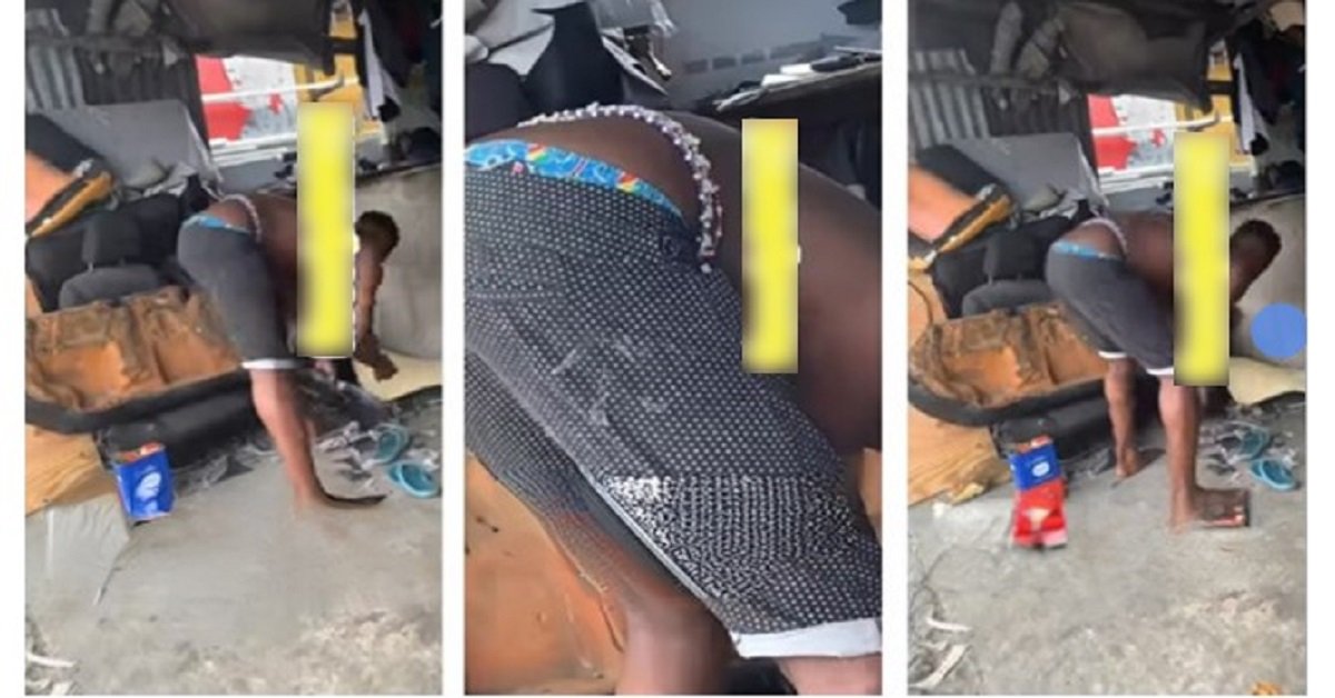 "Nothing we I no go see" – Reaction As A Mechanic Is Spotted Wearing Waist Bead At Work