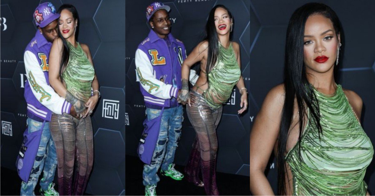 Pregnant Rihanna Steps Out With Boyfriend, A$AP Rocky (Video)