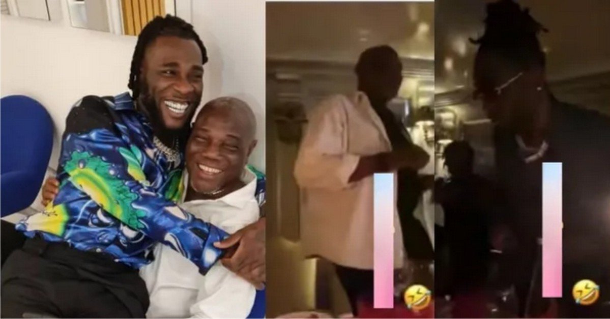 Burna Boy And His Dad Engage In Dance Battle(Video)
