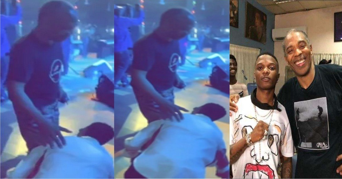 Nigerians React As Wizkid Prostrates Completely For Femi Kuti