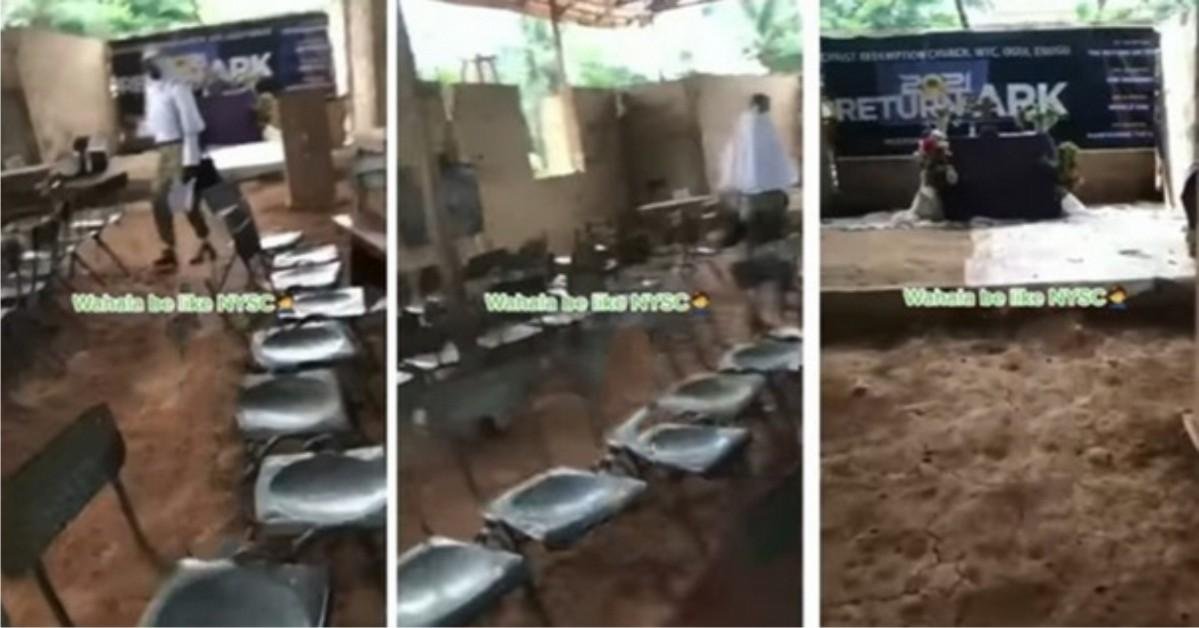 VIDEO: Confusion As Corp Members Arrive PPA Only To See The School Has Become Church