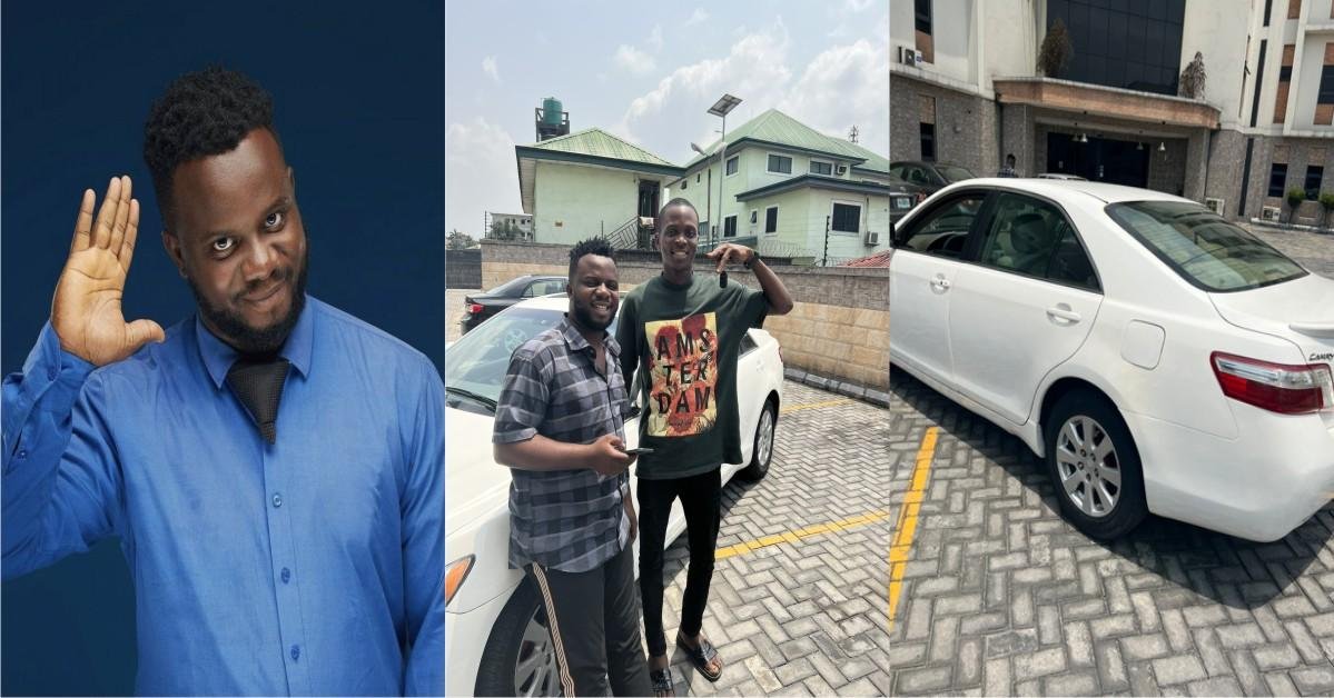 IG Comedian, Mr Funny Gifts His Longtime Friend New Whip (Photos)
