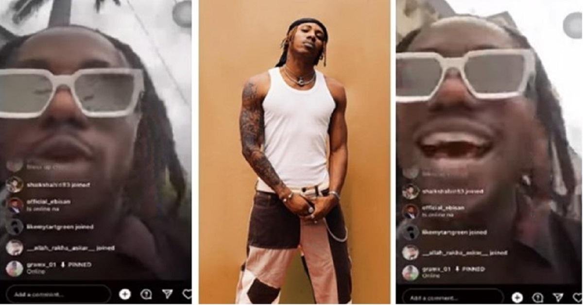 Popular Nigerian Musician Phone Snatched While Doing IG Live On The Streets of Lagos ( Video)