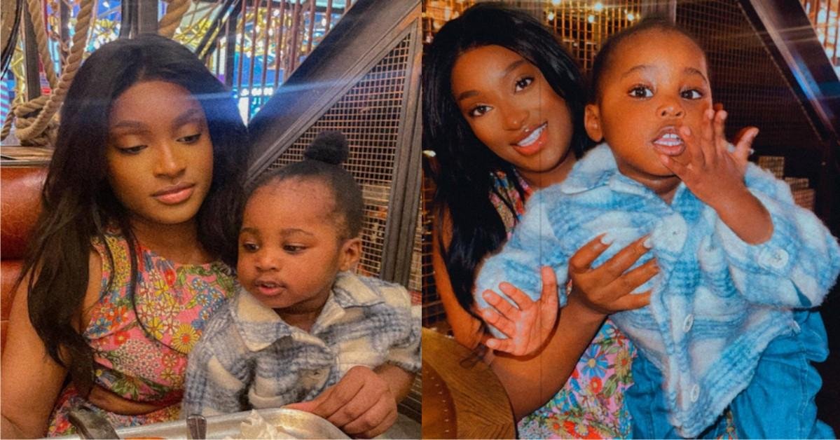 E resemble Ifeanyi – Reactions As Davido’s Alleged 4th Baby Mama, Larissa London Celebrates Son On His Birthday.