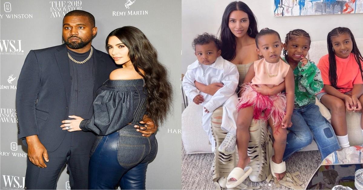 Kim Kardashian Begs Kanye West To Stop Claiming He Can’t See Kids