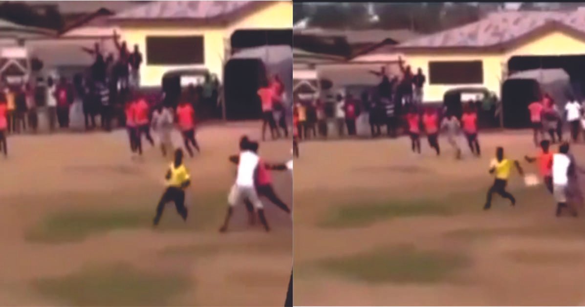 Referee runs for his life after he nullified the Goal scored by an alleged cultist (Video)