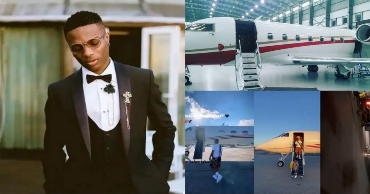 “When you’re big you’re BIG”-Fans hail Wizkid as he reveals he own a private jet