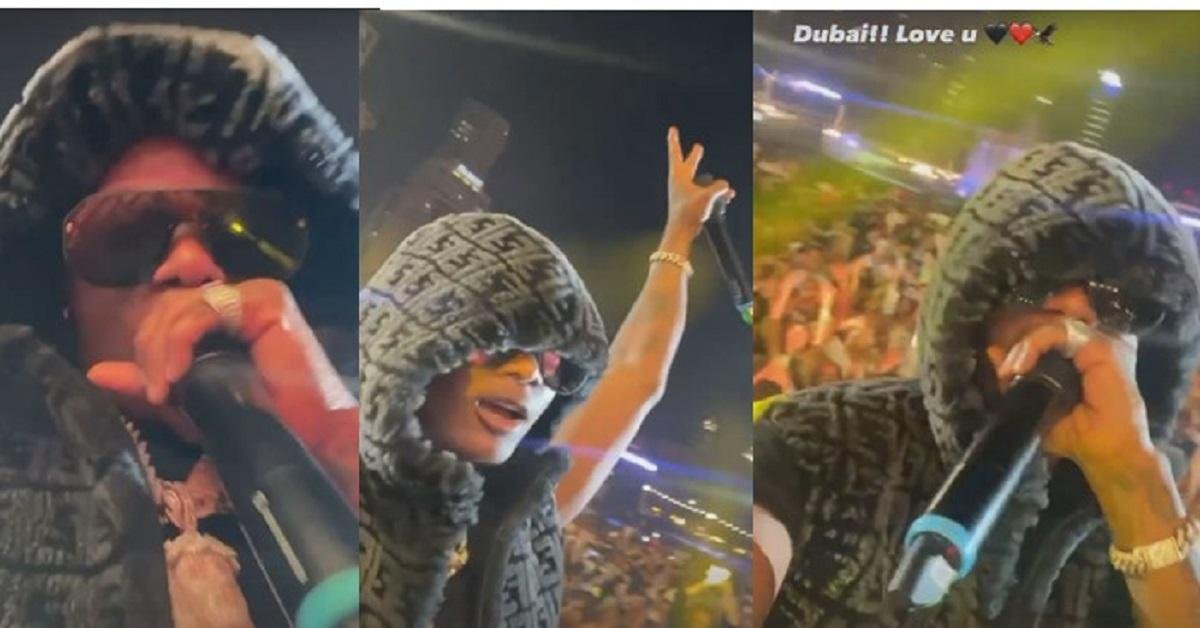 Mammoth crowd turns up for Wizkid’s show in Dubai As Compared To Davido O2 Show in London