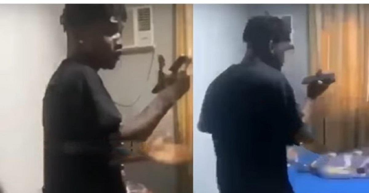 Yahoo boy slams a foreign client who sent him only $10 (Video)