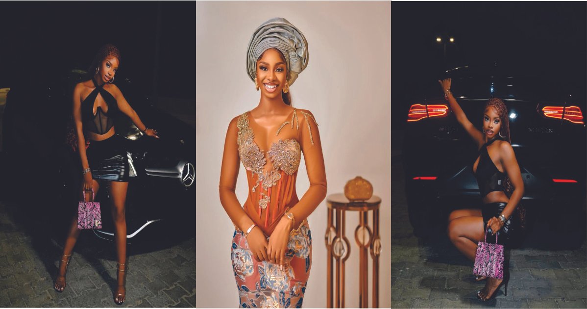 "Where this small girl see money" Netizen Criticize Iyabo Ojo’s daughter, Ajoke After She Acquires a GLE Benz (VIDEO)