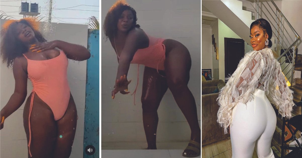 VIDEO: “I Hope My Mom Doesn't see This”— Comedian, Ashmusy Shares Video Inside Pool