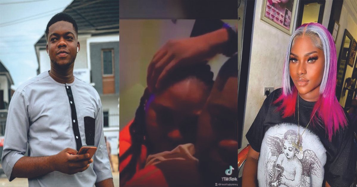 Leaked Private Loved-Up Videos of Cute Abiola and Alleged Side-Chick Surfaces Online